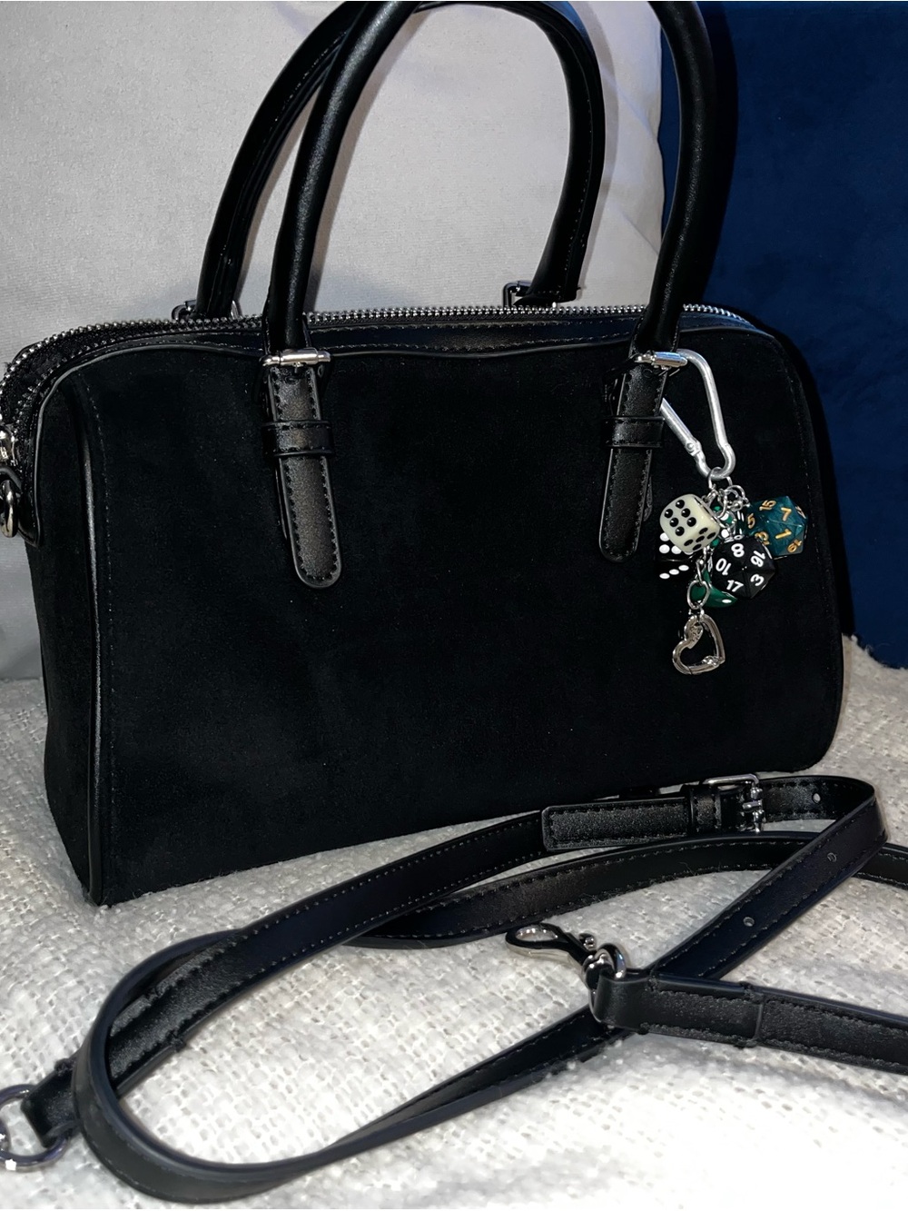 Classic Black Women's Satchel Bag - Elegant Everyday Handbag